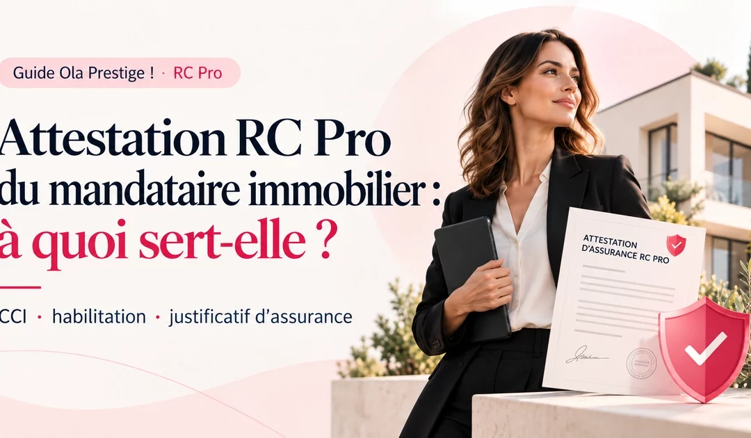 Attestation RC Pro du mandataire immobilier : à quoi sert-elle ?