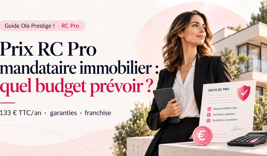 Prix RC Pro mandataire immobilier : quel budget prévoir ?